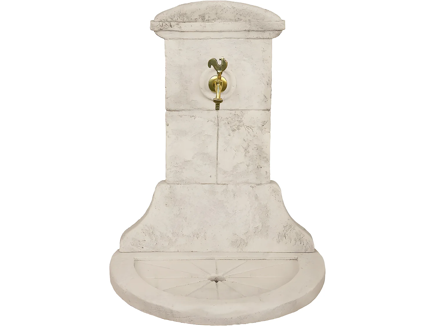 Fontaine "CHANTILLY" - en pierre reconstituée - 60 x 42 x 94 cm