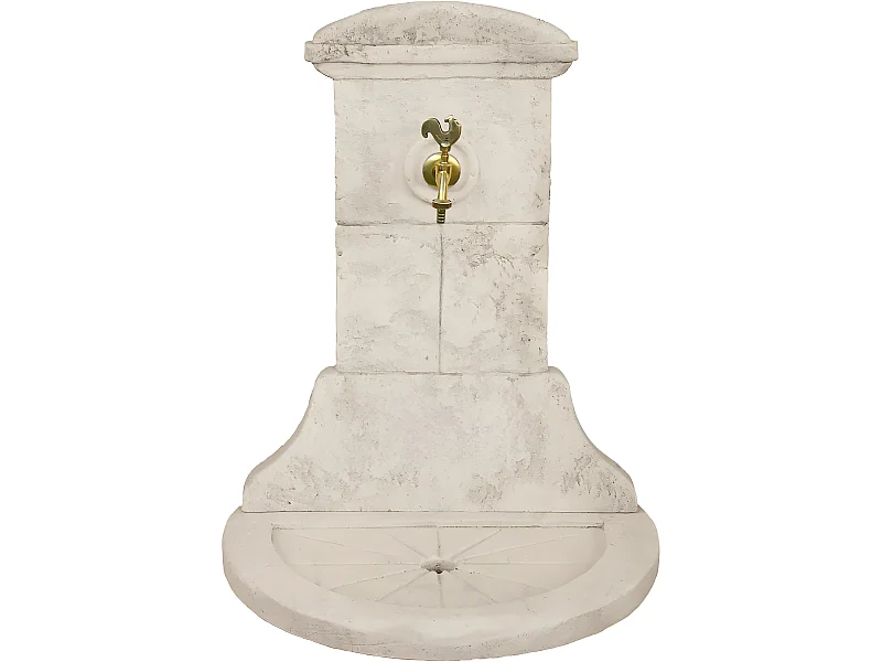 Fontaine "CHANTILLY" - en pierre reconstituée - 60 x 42 x 94 cm