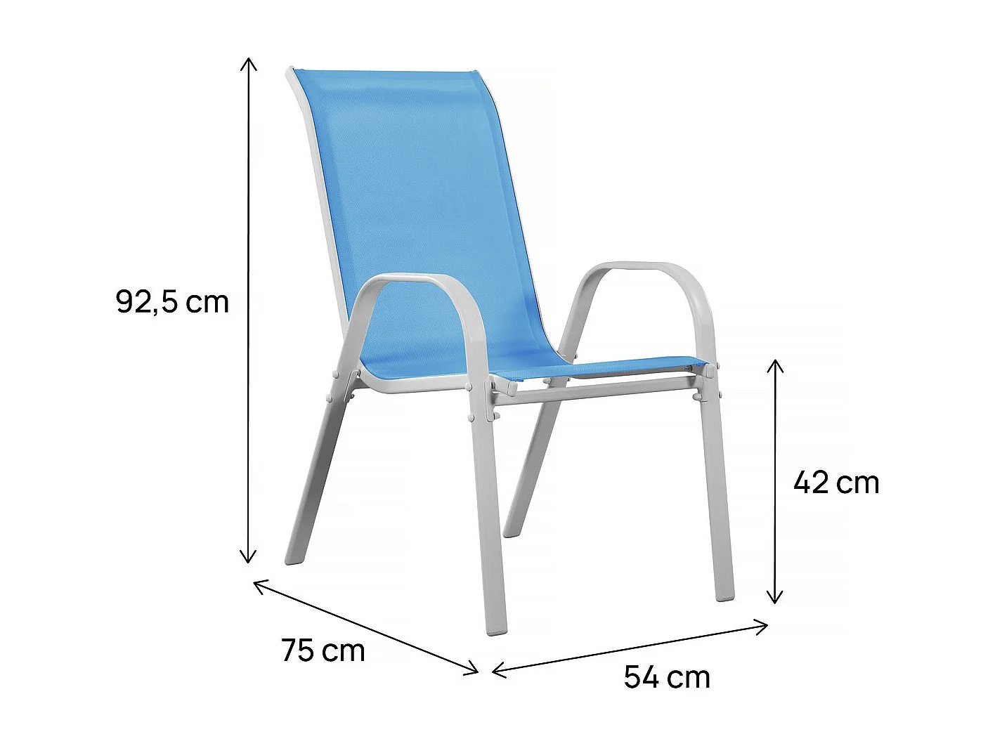 Fotel ogrodowy "Cordoba" Tekstylen - Phoenix - zestaw 2 szt.