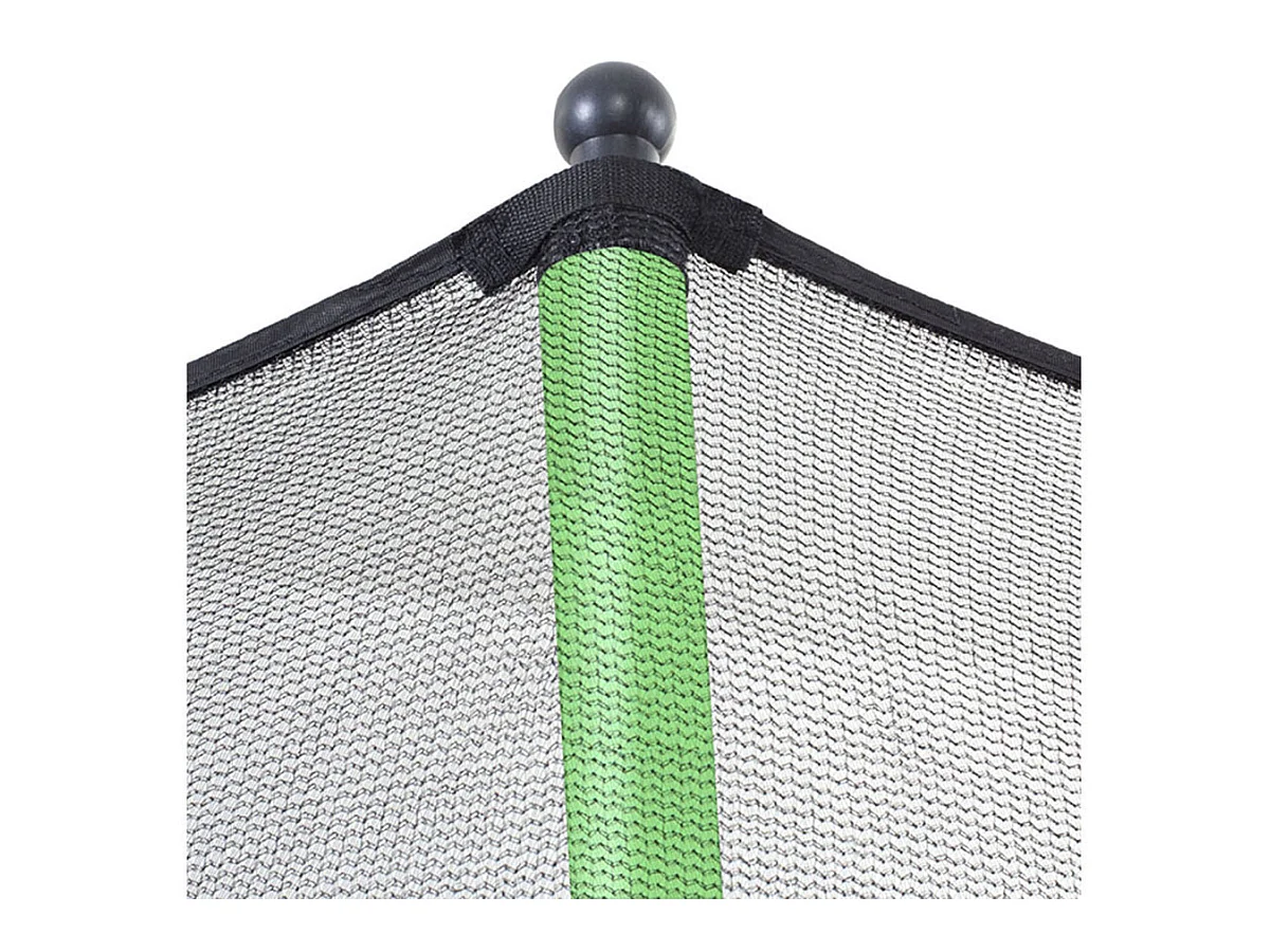 Trampoline "Yoopi" - Ø 3.05 m - Avec filet + échelle + couverture + kit d'ancrage