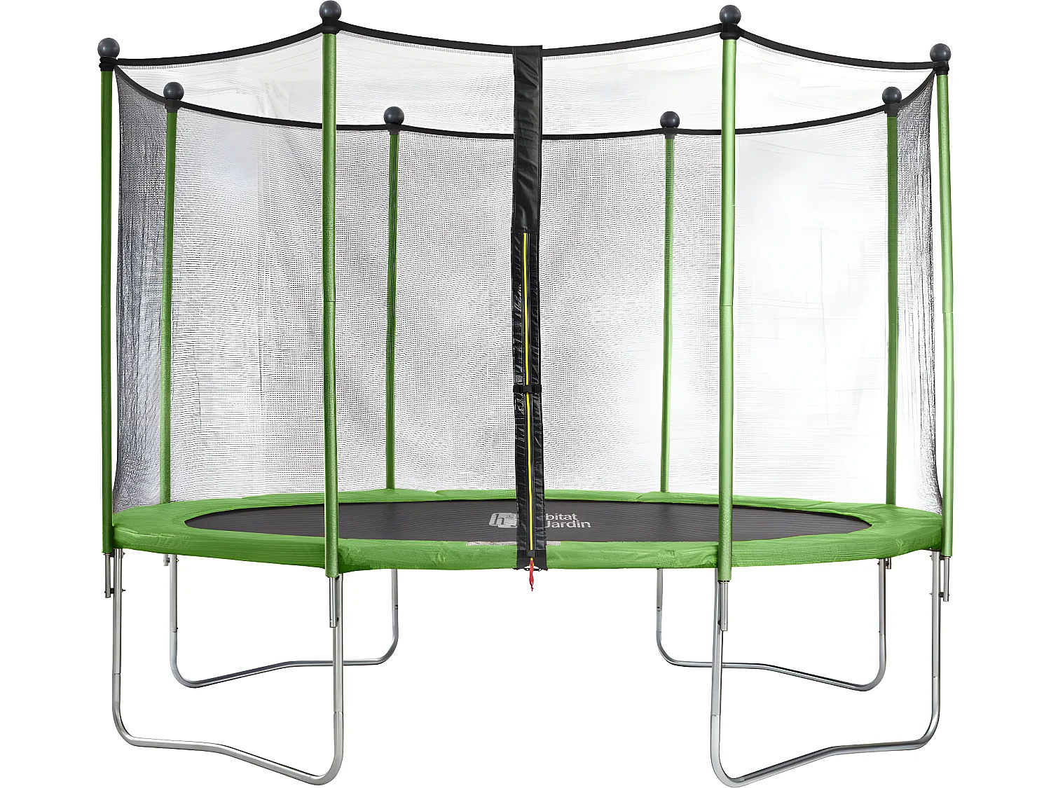 Trampoline buiten outdoor "Yoopi" - Ø 365 cm - Met net + ladder + beschermhoes + verankeringsset