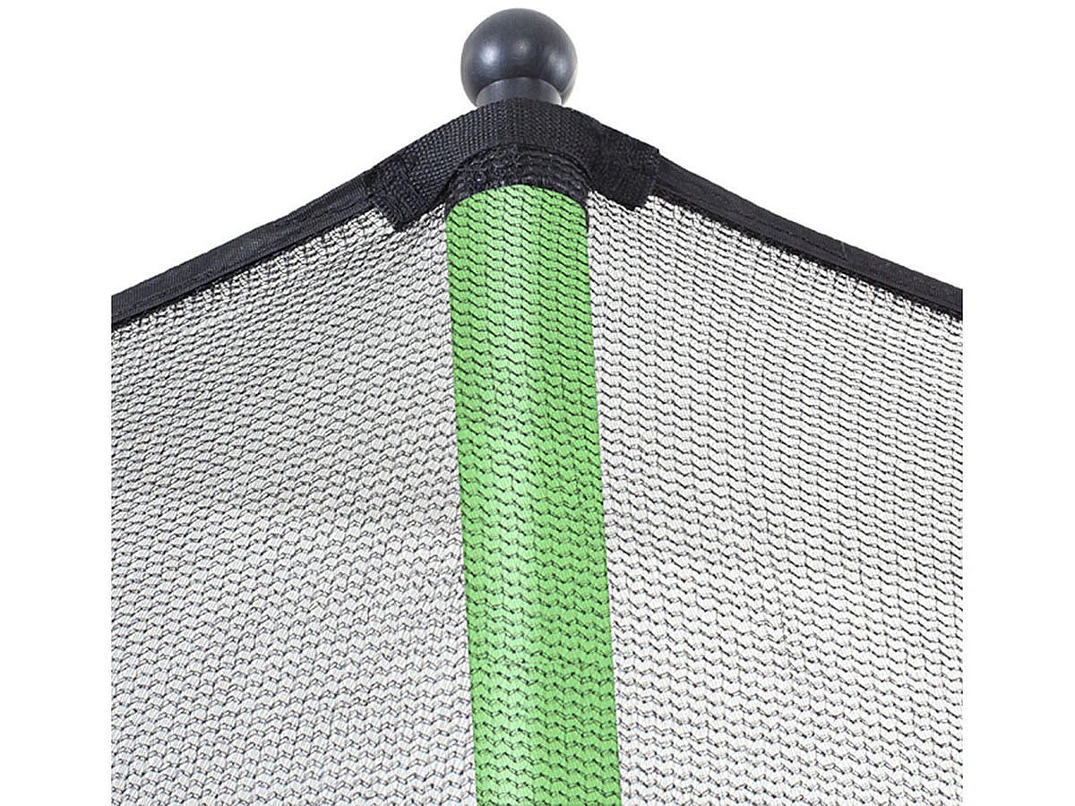 Trampoline "Yoopi 2" - Ø 1.80 m - avec filet + échelle + couverture + kit d'ancrage