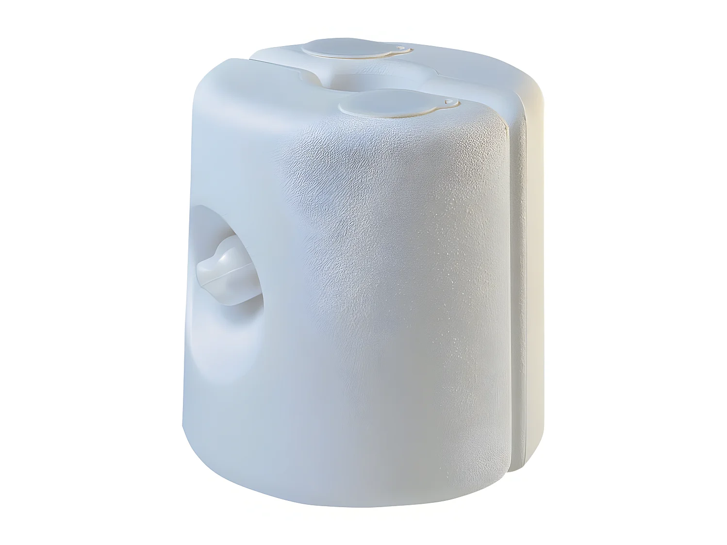 Tonnelle Voet om te Vullen Wit Ø 24 x 25,5 cm met Maximale Stabiliteit