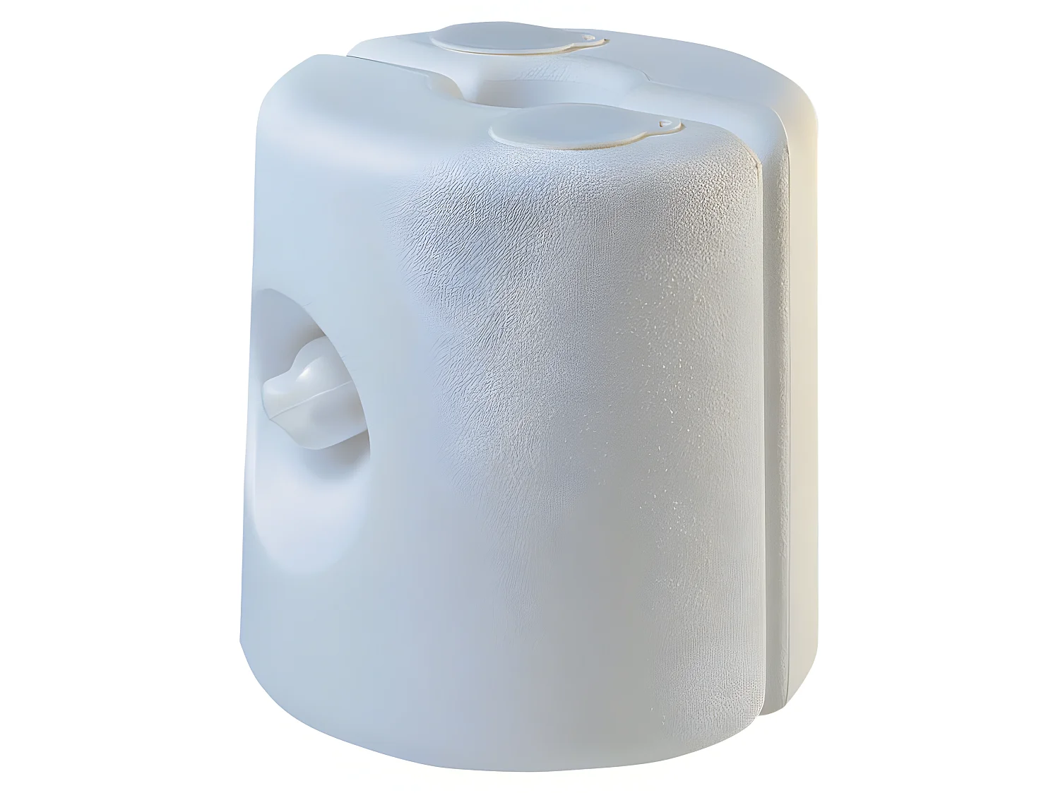 Pied de tonnelle à remplir -Ø 24 x 25,5 cm - Blanc