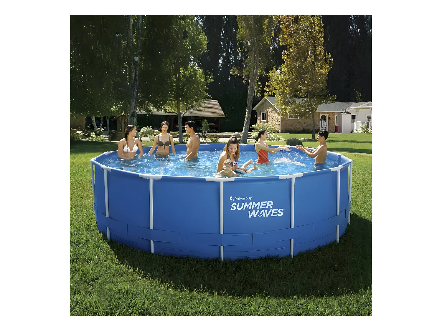 Piscine tubulaire - Ø 4,57 x 1,22 m - Sans filtration