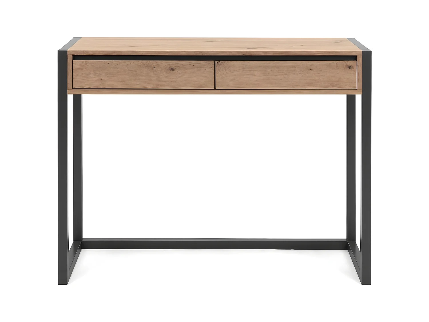 Tavolo Consolle Denver 44 Rovere Artigianale e Grigio Antracite