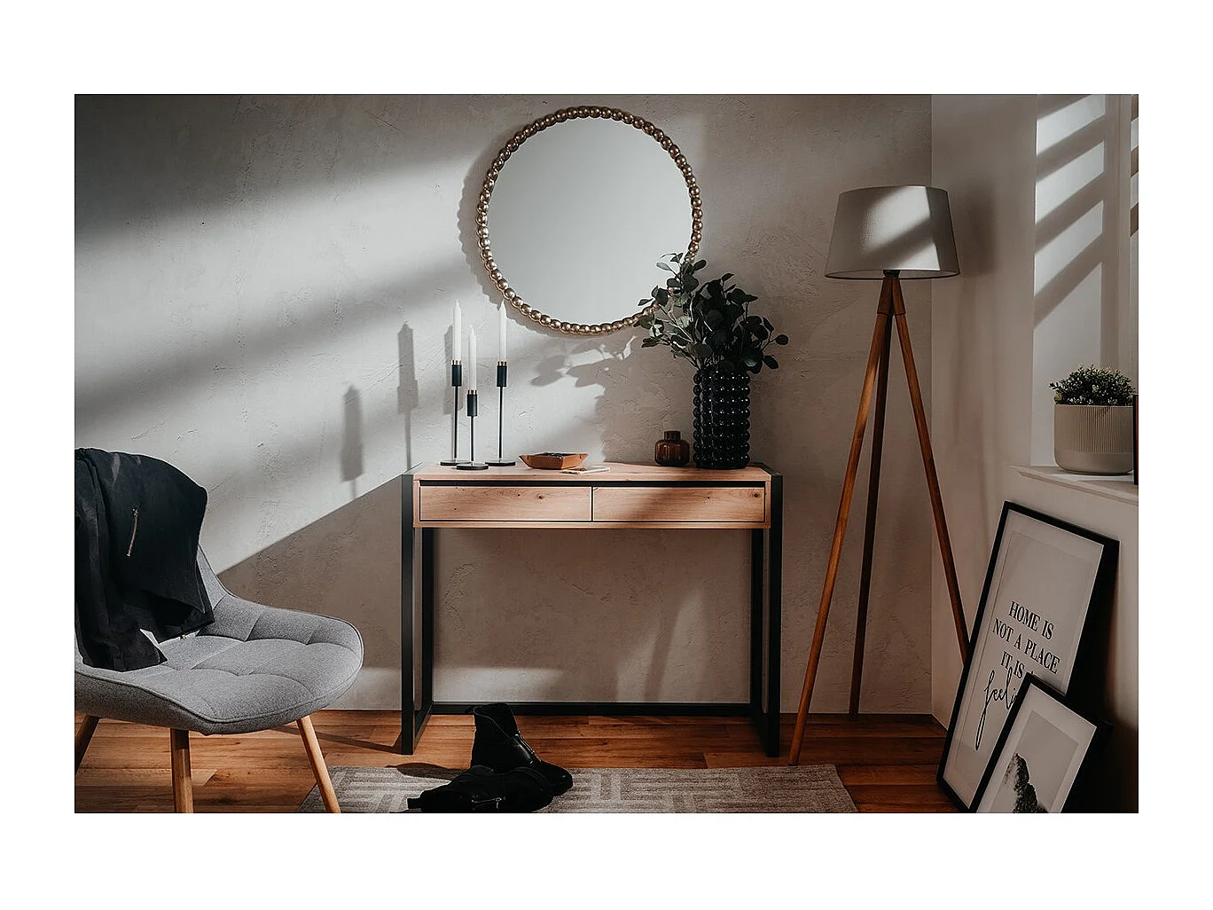 Console 2 tiroirs L100 cm - DENVER