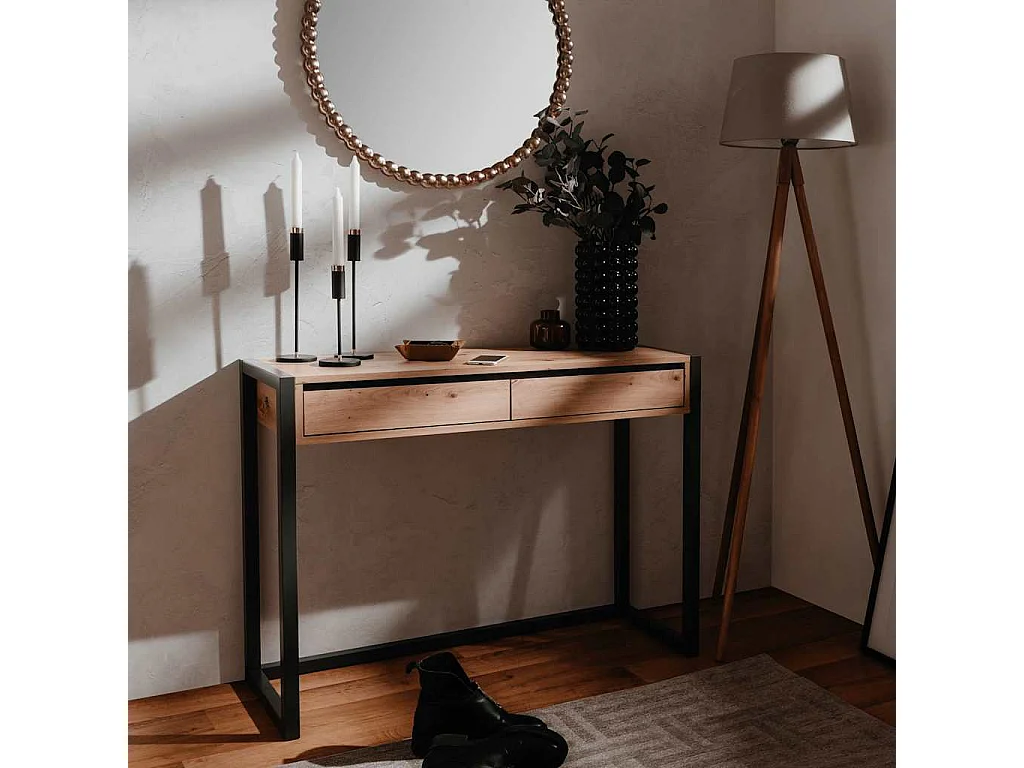 Console 2 tiroirs L100 cm - DENVER