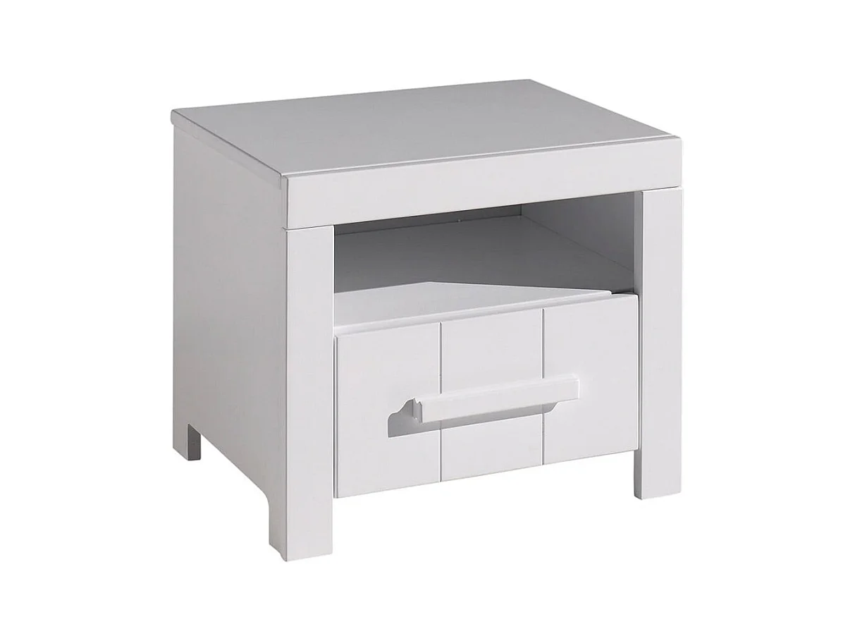 GASTON - Chambre 90x200cm + Sommier + Armoire 3P + Bureau