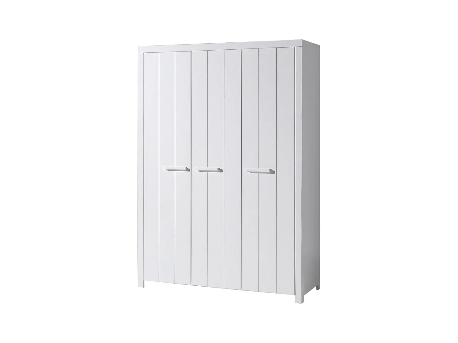 GASTON - Lit 90x200cm + Sommier + Chevet + Armoire 3P + Pack Bureau