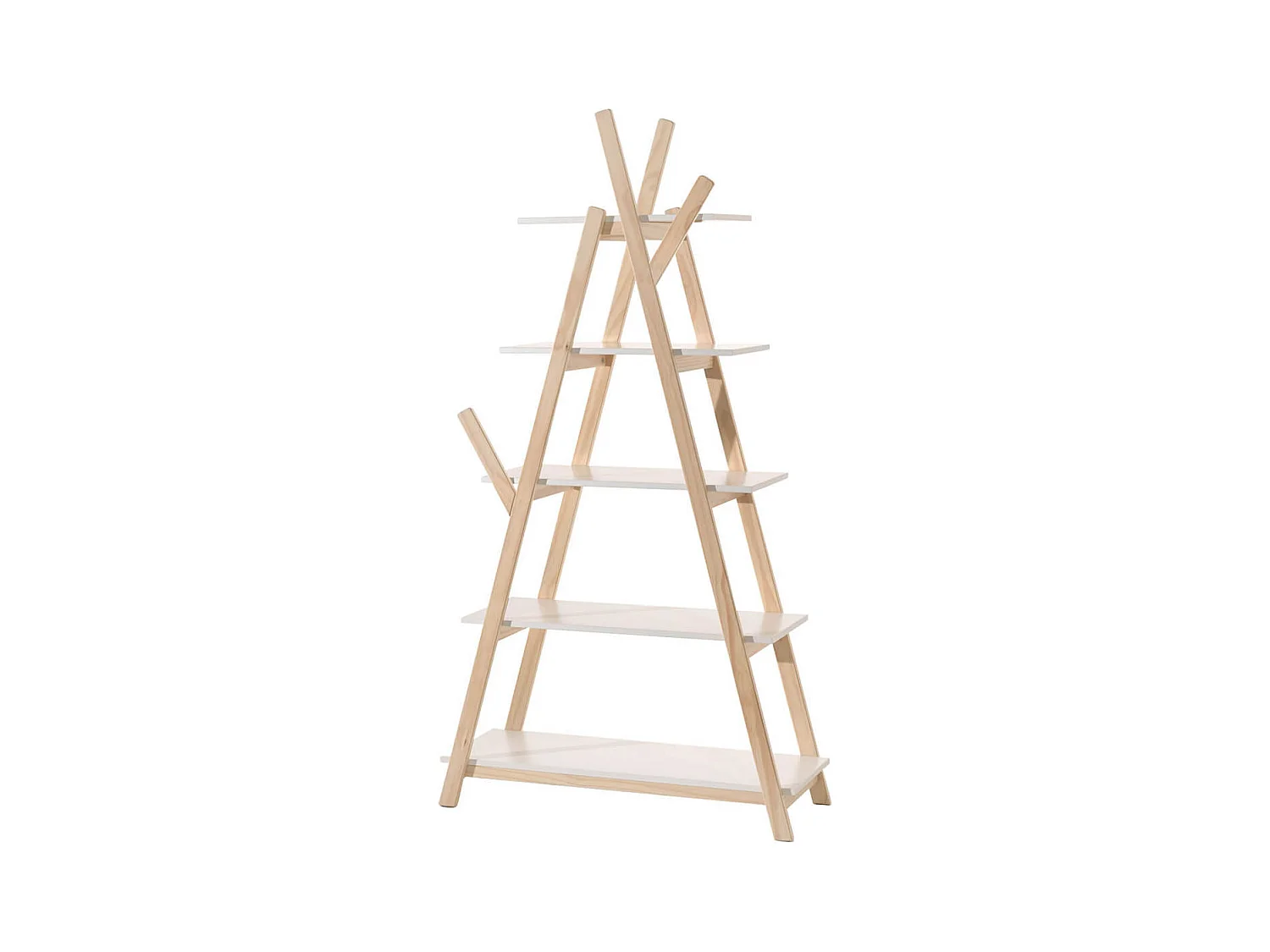 BODHI WHITE - Lit 90x200cm + Chevet + Armoire 2P + Pack Bureau