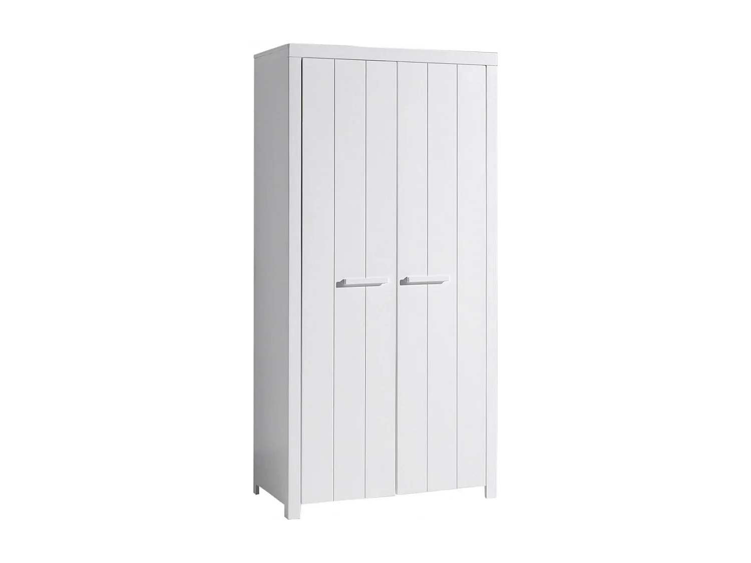 GASTON - Lit 90x200cm + Sommier + Chevet + Armoire 2P + Pack Bureau