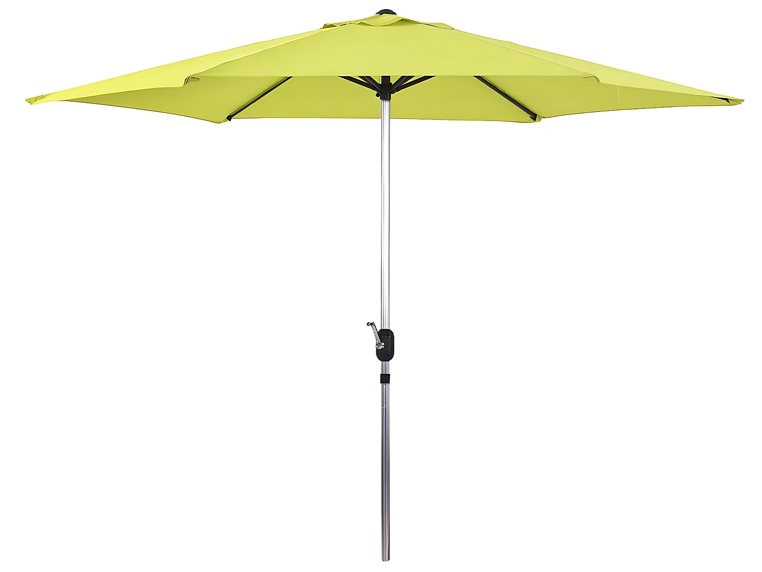 Parasol ogrodowy "Sol" prosty z aluminium - Okrągły - Ø 3m - Zielony