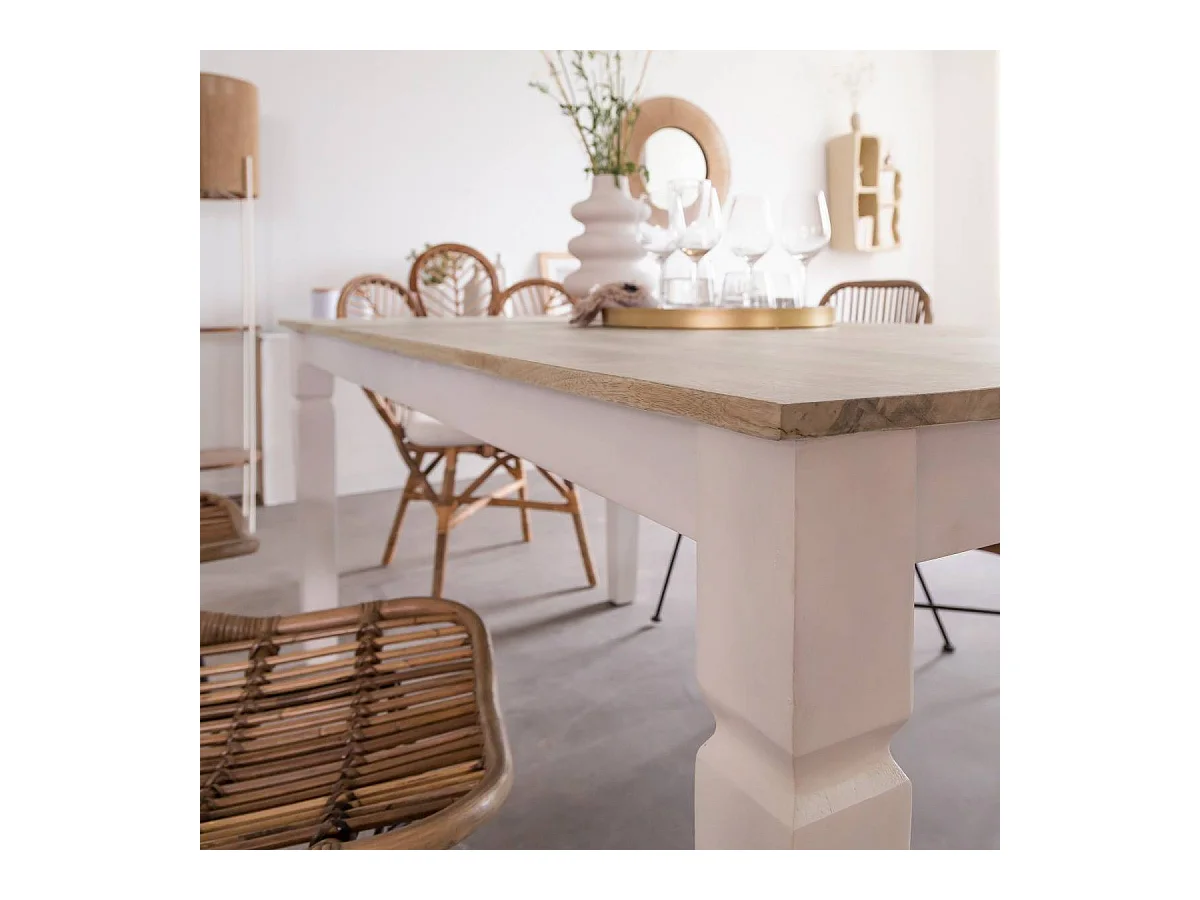 Table à manger en bois de manguier Eden