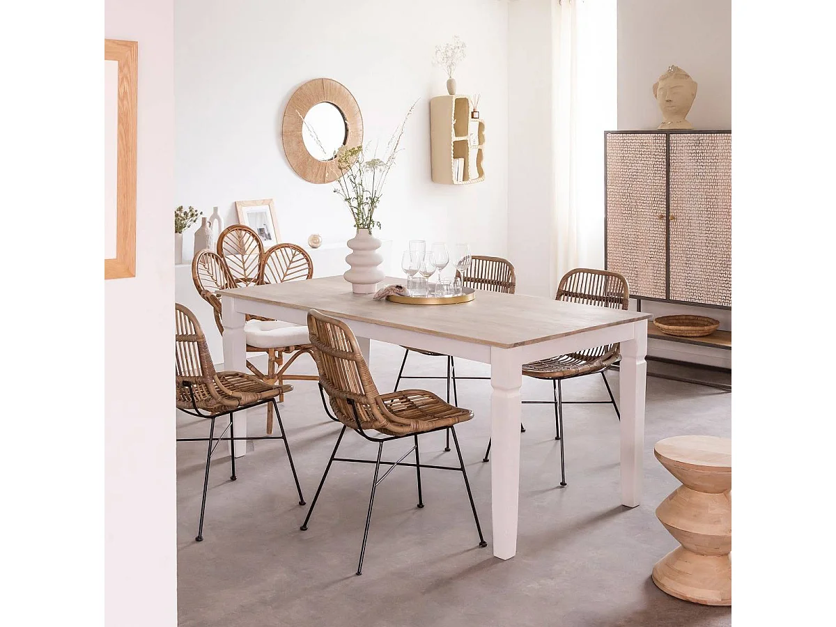 Table à manger en bois de manguier Eden