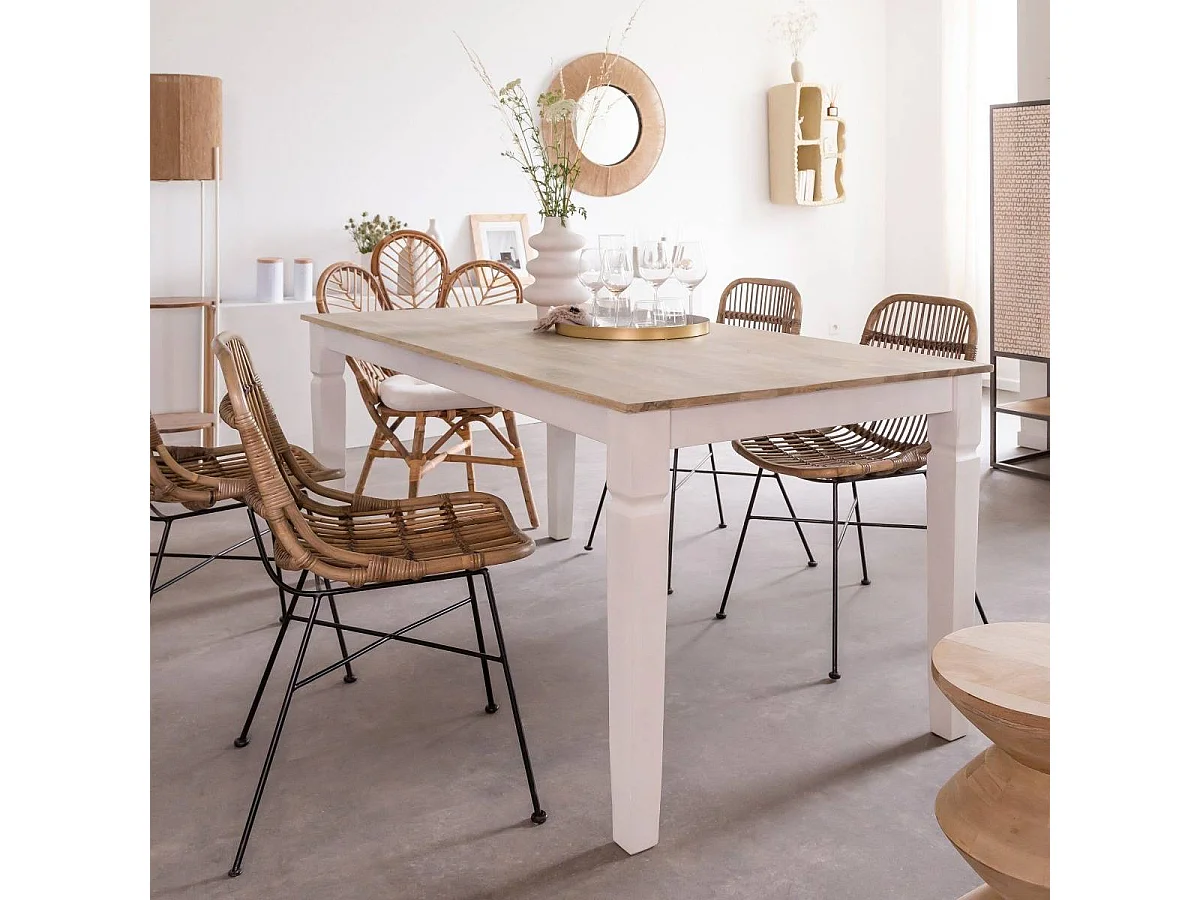 Table à manger en bois de manguier Eden