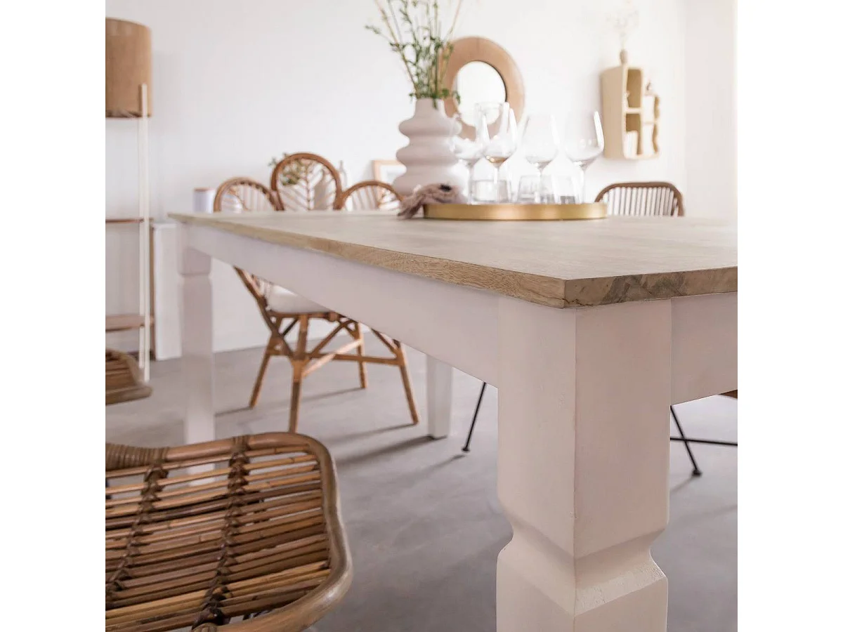 Table à manger en bois de manguier Eden