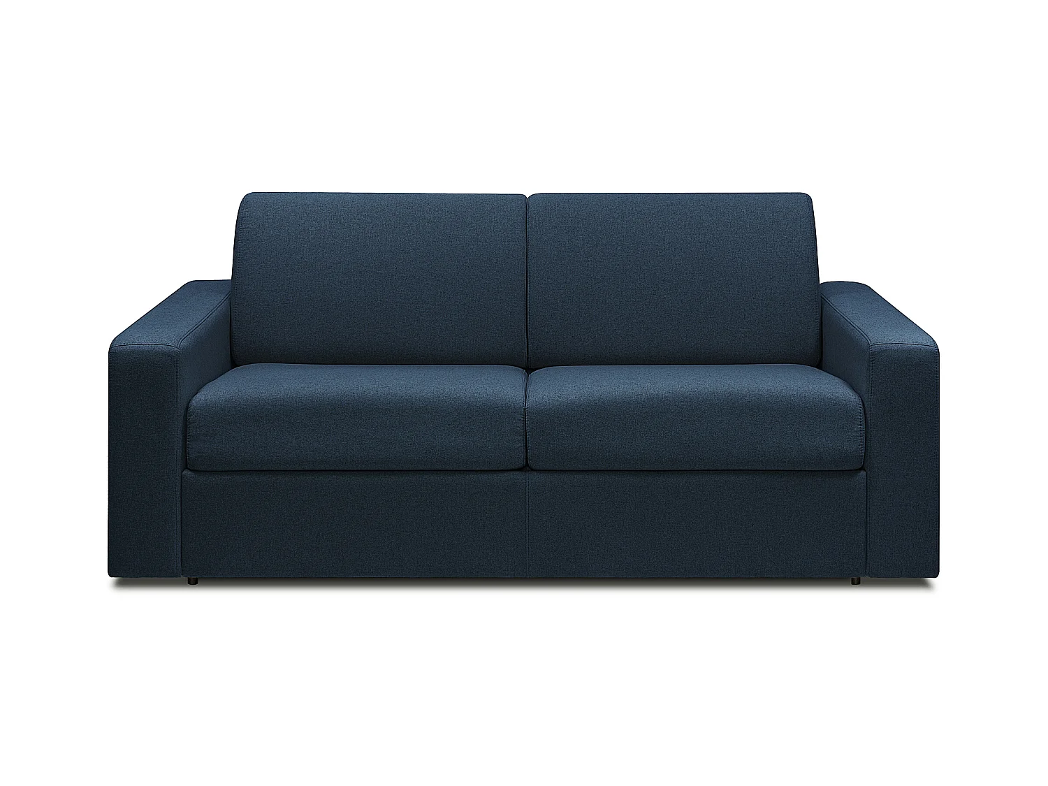 Canapé 3 places convertible express en tissu bleu nuit COGLIO
