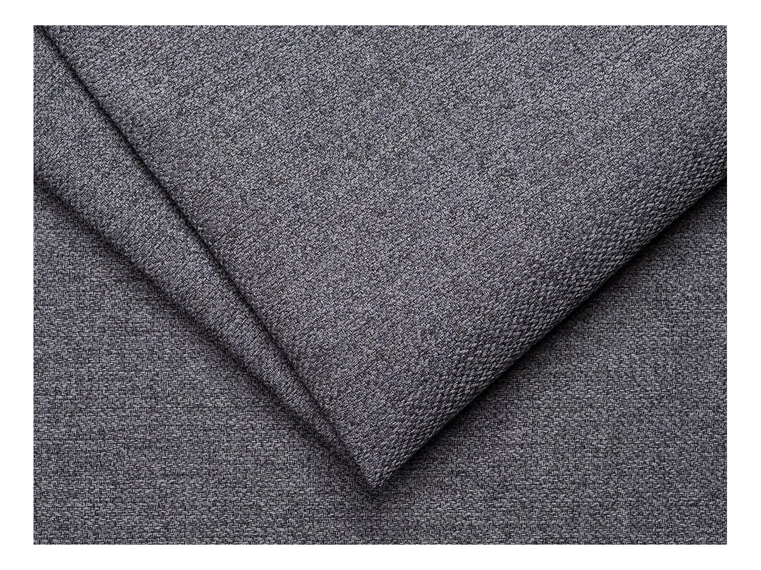 Sofá cama de 3 plazas de tela tipo italiano gris antracita COGLIO