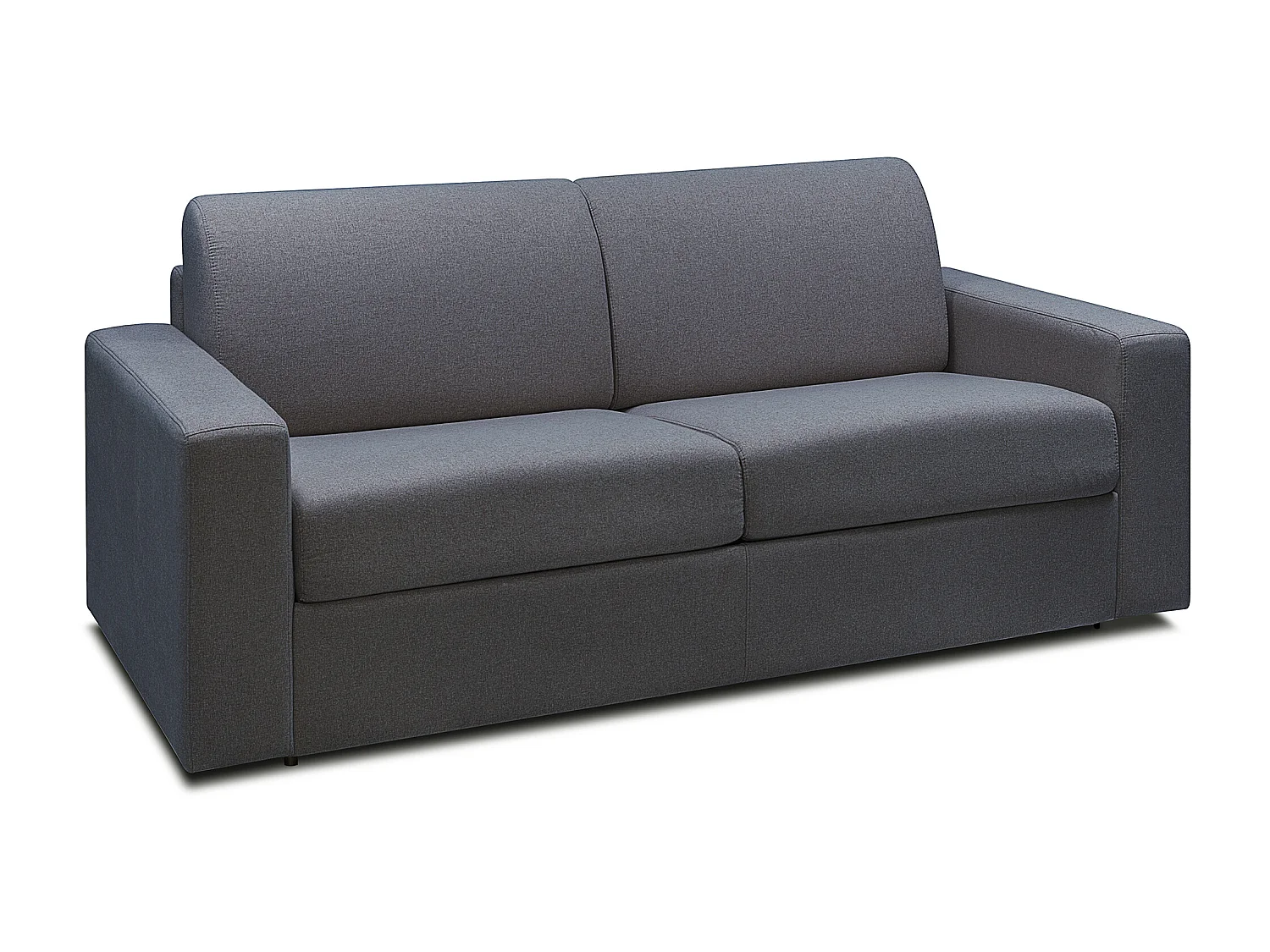 Canapé 3 places convertible express en tissu gris anthracite COGLIO
