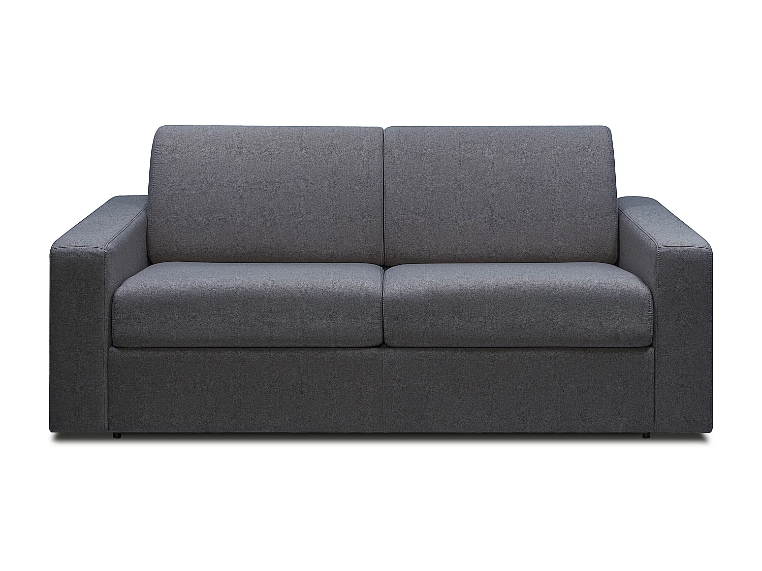 Canapé 3 places convertible express en tissu gris anthracite COGLIO