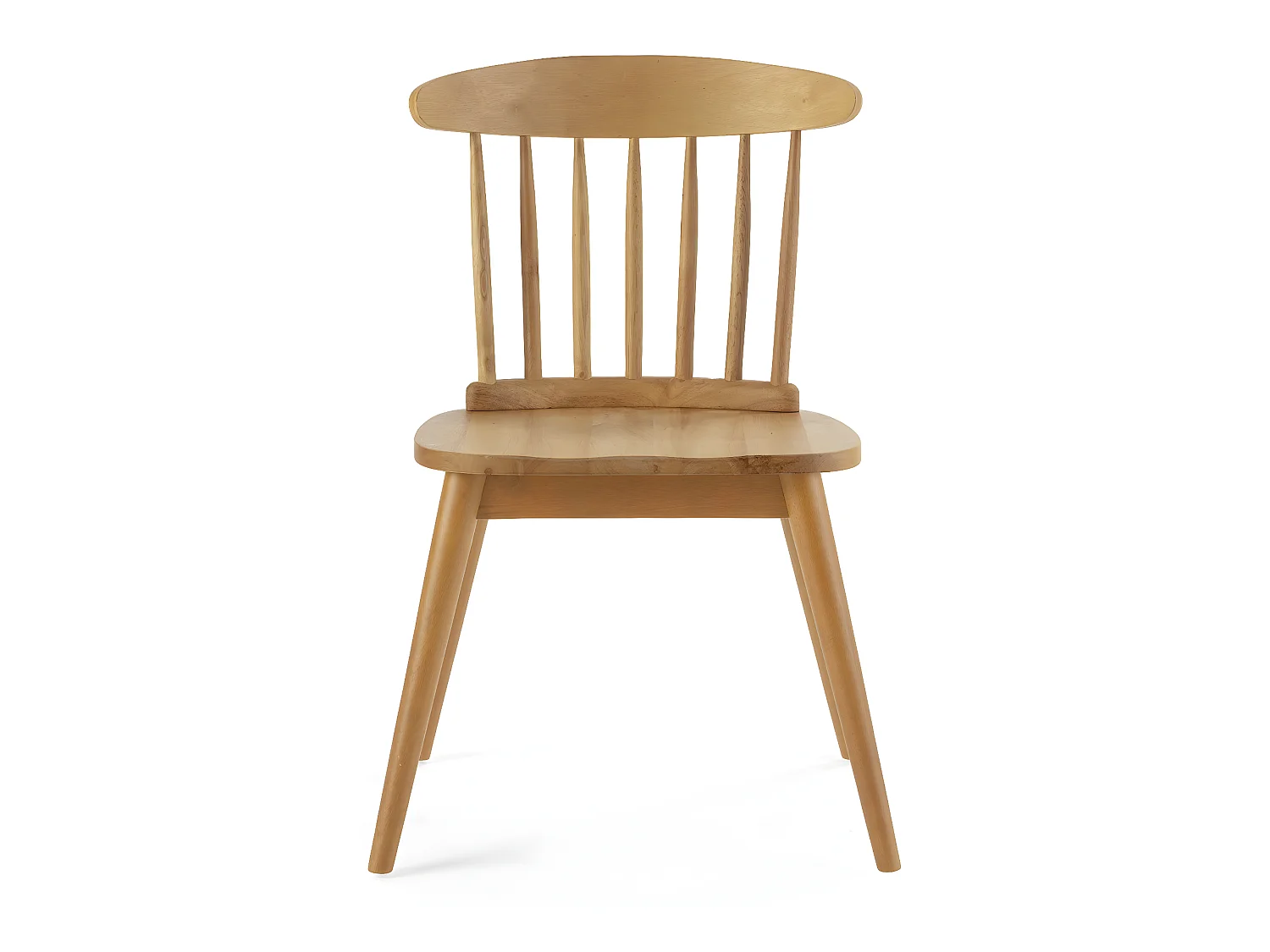 Pack 2 sillas Ben de madera color roble