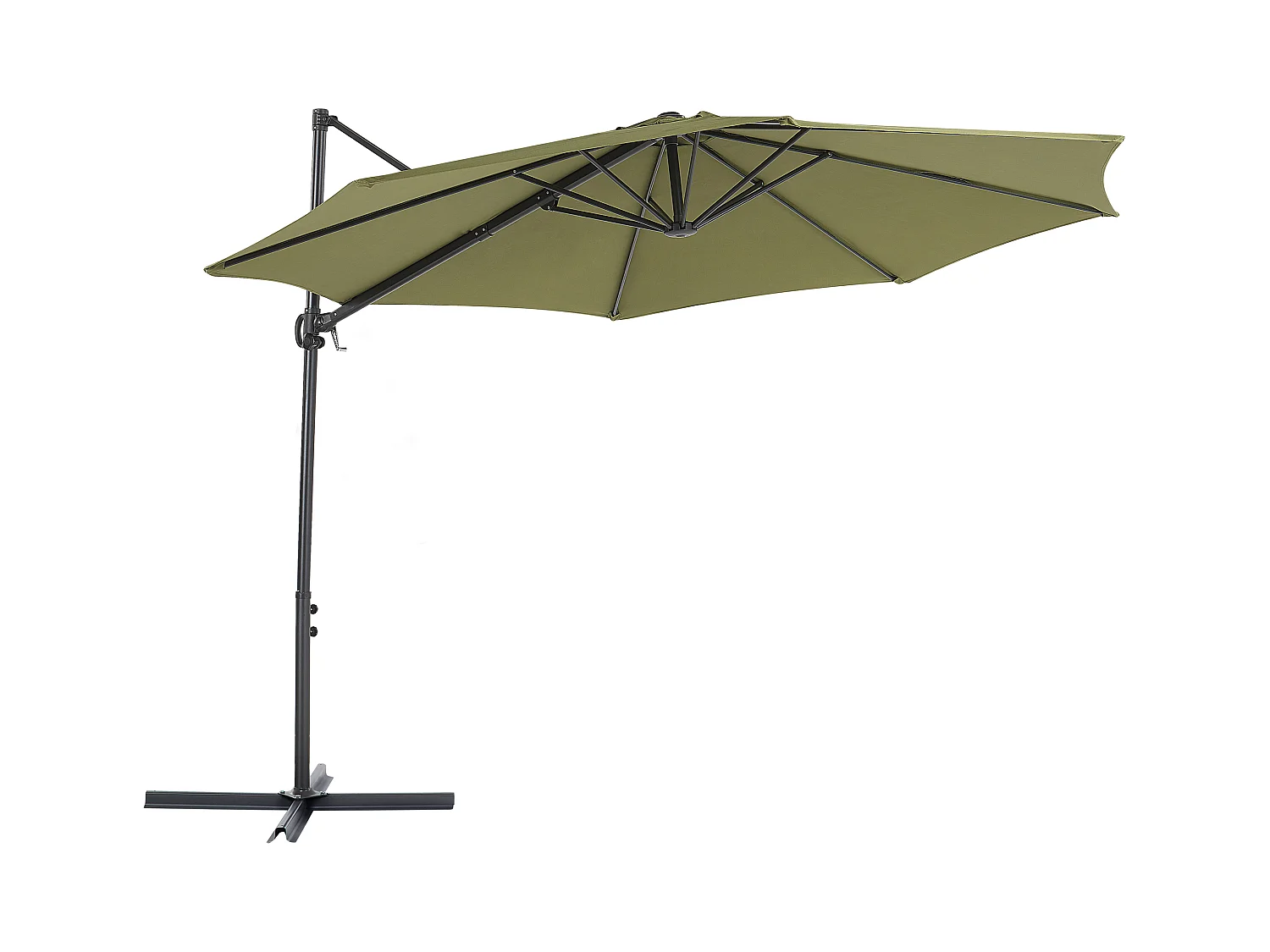 Parasol déporté 295 cm SAVONA II Vert olive