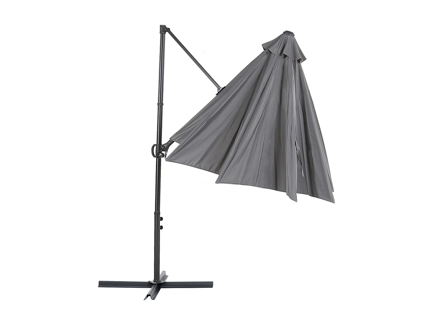 Parasol déporté 295 cm SAVONA II Gris foncé