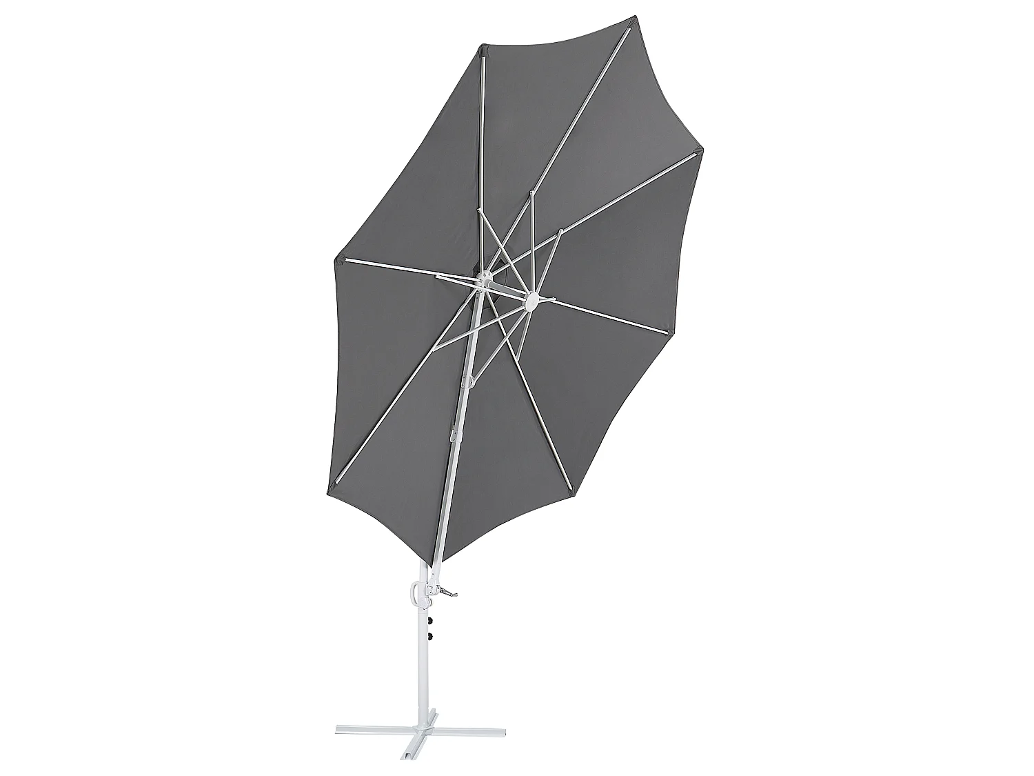 Parasol déporté 295 cm SAVONA II Gris foncé