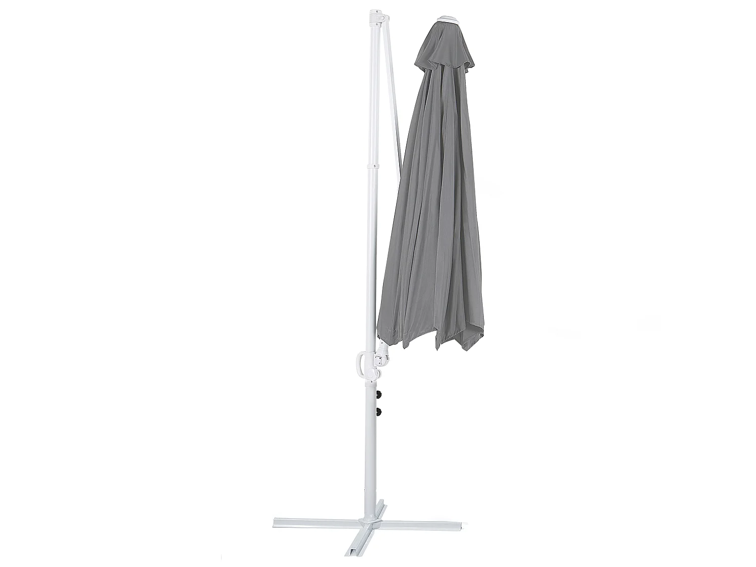 Parasol déporté 295 cm SAVONA II Gris foncé