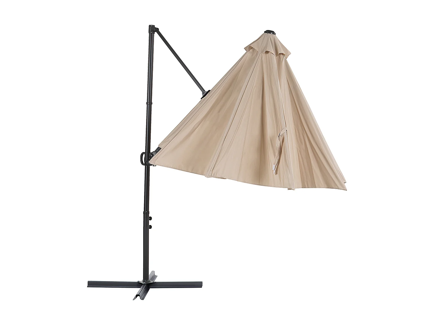 Parasol en porte-à-faux beige ⌀ 2,95 m SAVONA II