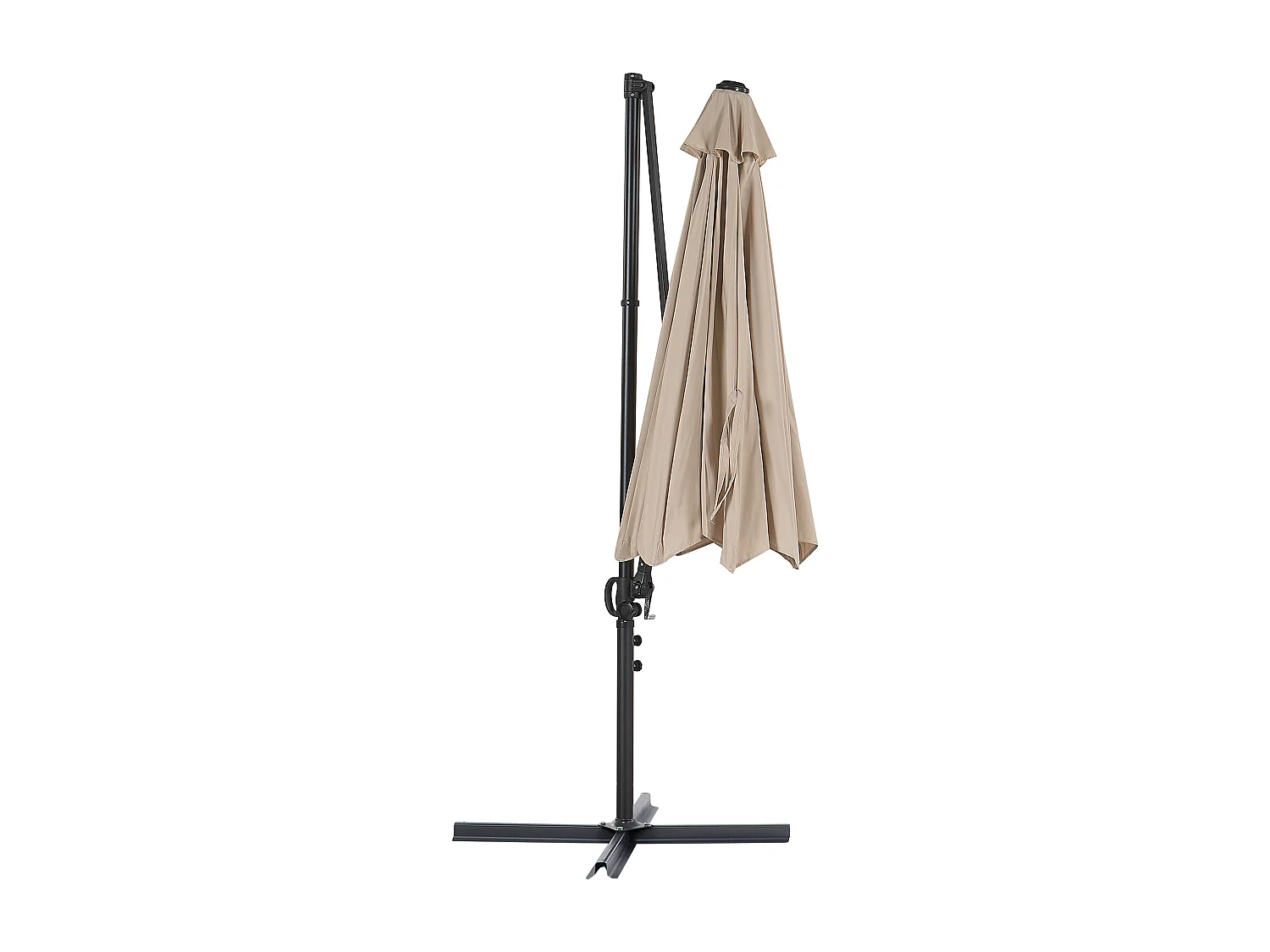 Parasol en porte-à-faux beige ⌀ 2,95 m SAVONA II