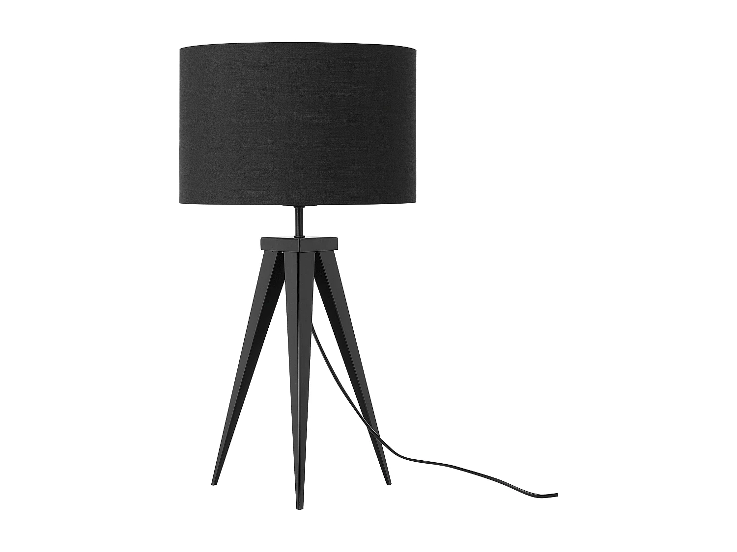 Conjunto de 2 candeeiros de mesa pretos STILETTO