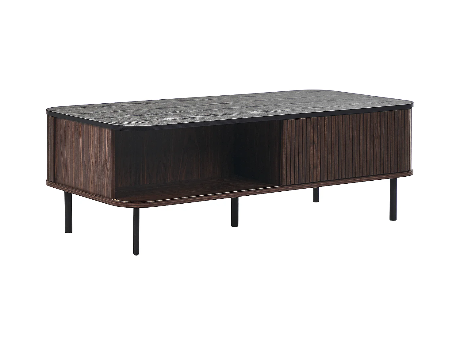 Table basse JOSE Marron foncé avec rangement