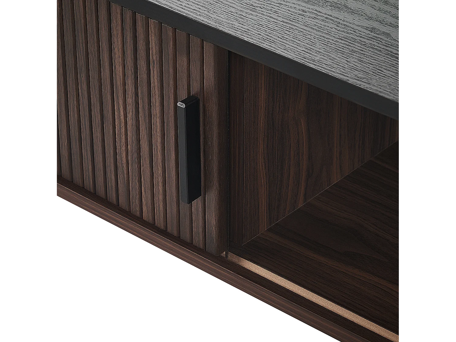 Tavolino da caffè JOSE Marrone scuro con contenitore