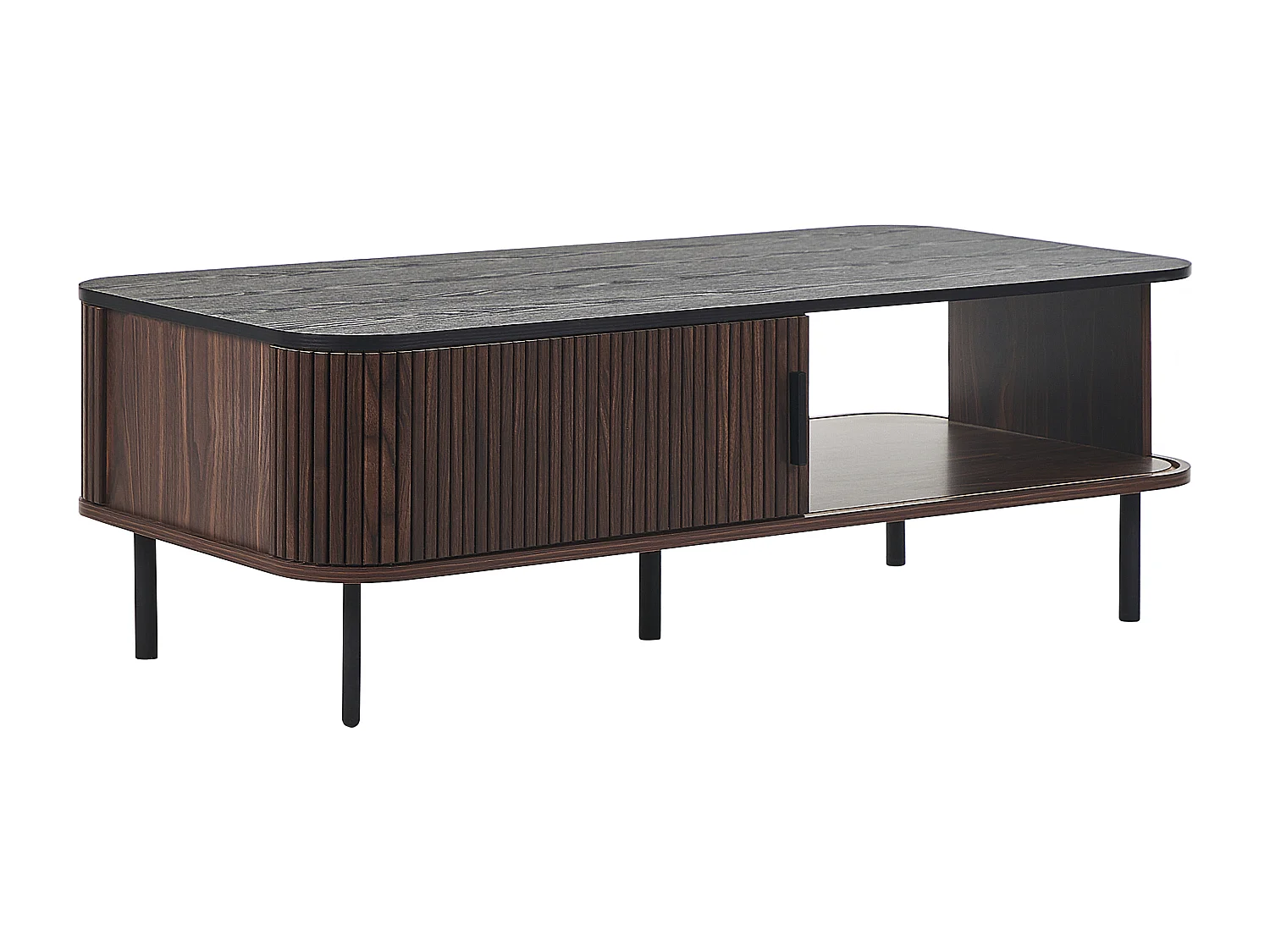 Table basse JOSE Marron foncé avec rangement
