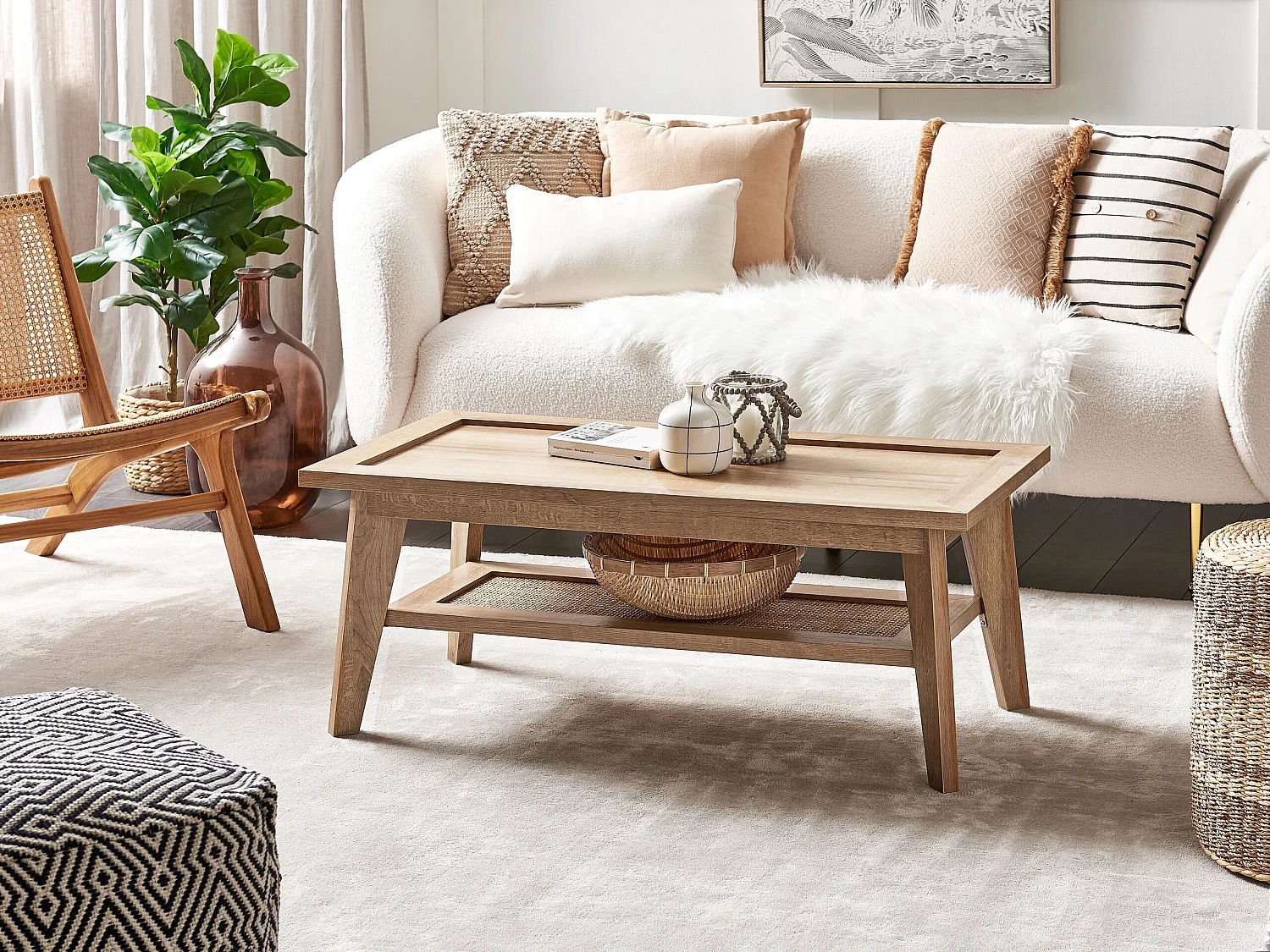 Table basse SIMLA Marron