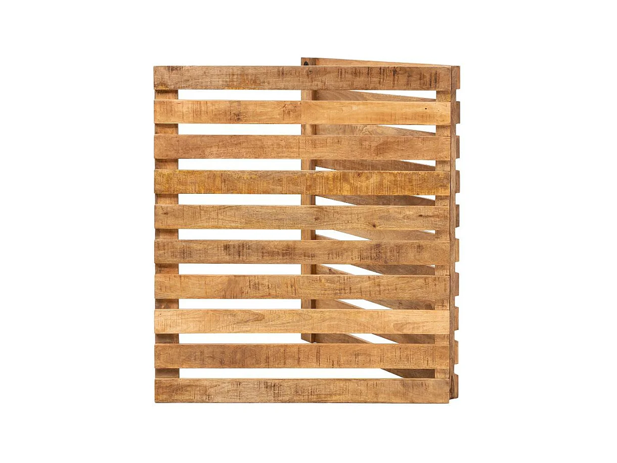 Cabecero de madera con estante Marais - Elegancia bohemia y minimalista con almacenamiento práctico