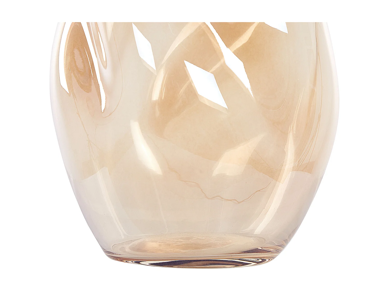 Vase à fleurs GERAKINI Verre 20 cm Orange