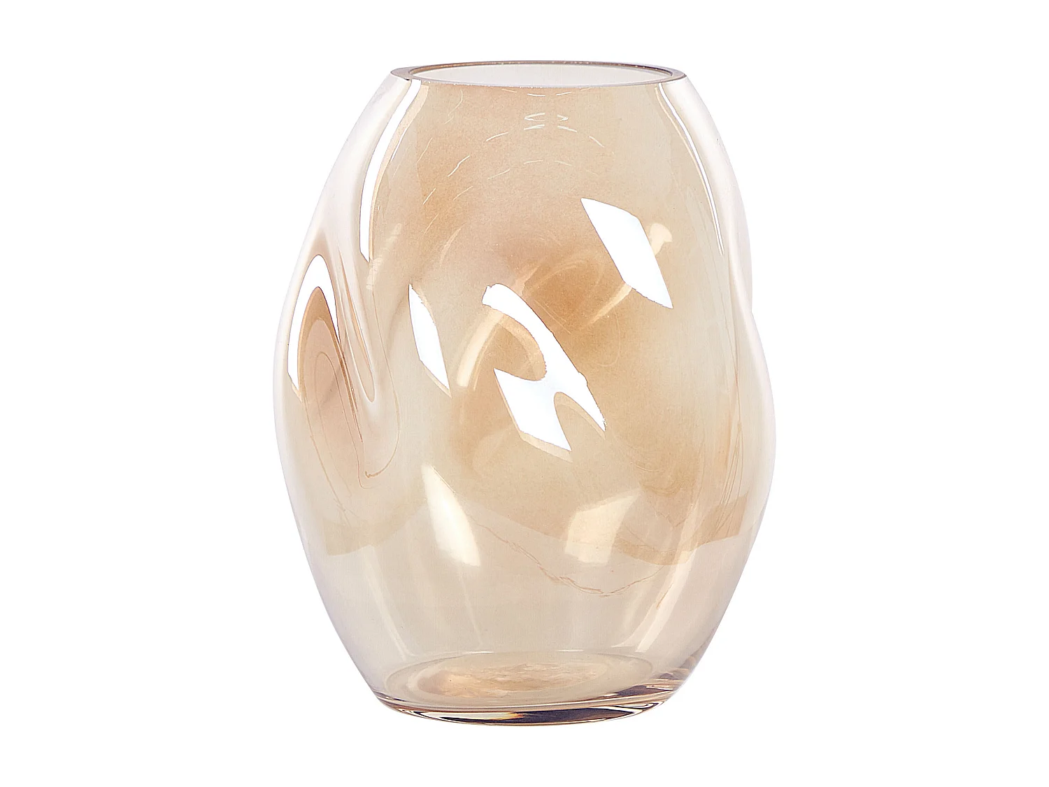 Jarro de flores GERAKINI Vidro 20 cm Laranja