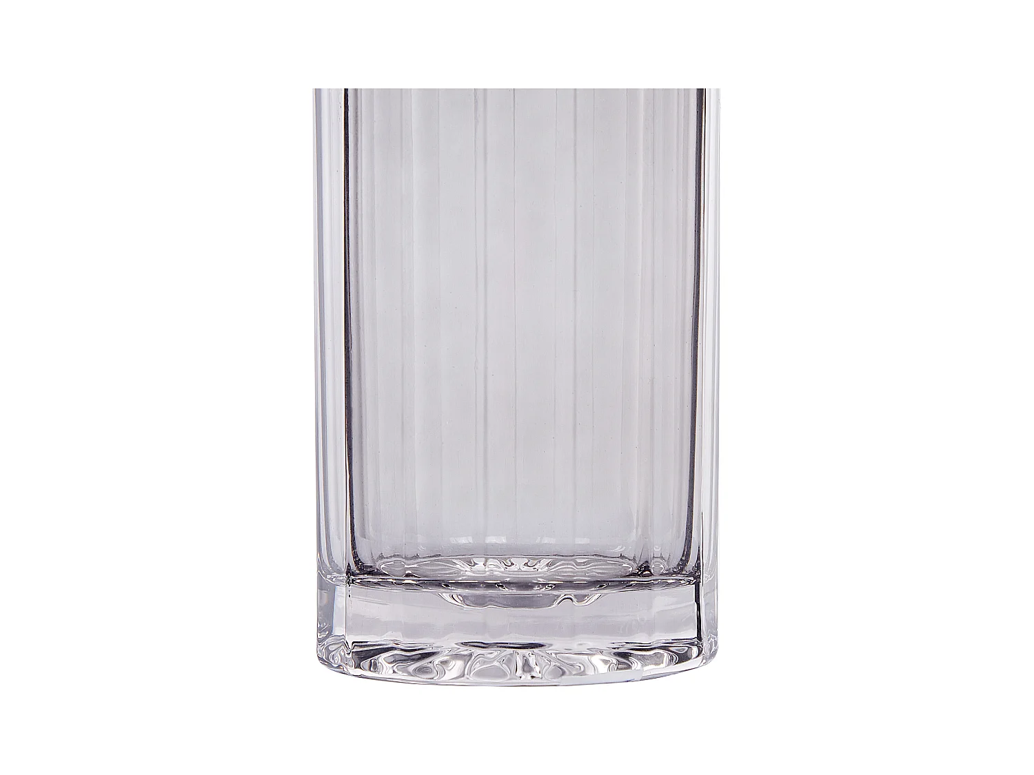 Vase à fleurs PERDIKI Verre 30 cm Gris