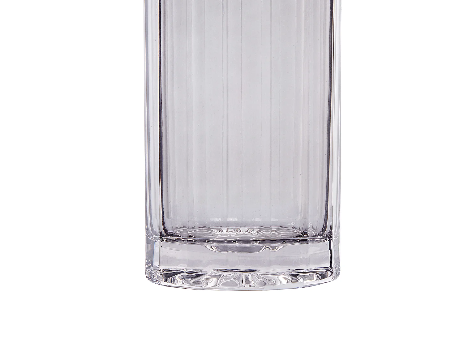 Jarro de flores PERDIKI Vidro 30 cm Cinzento