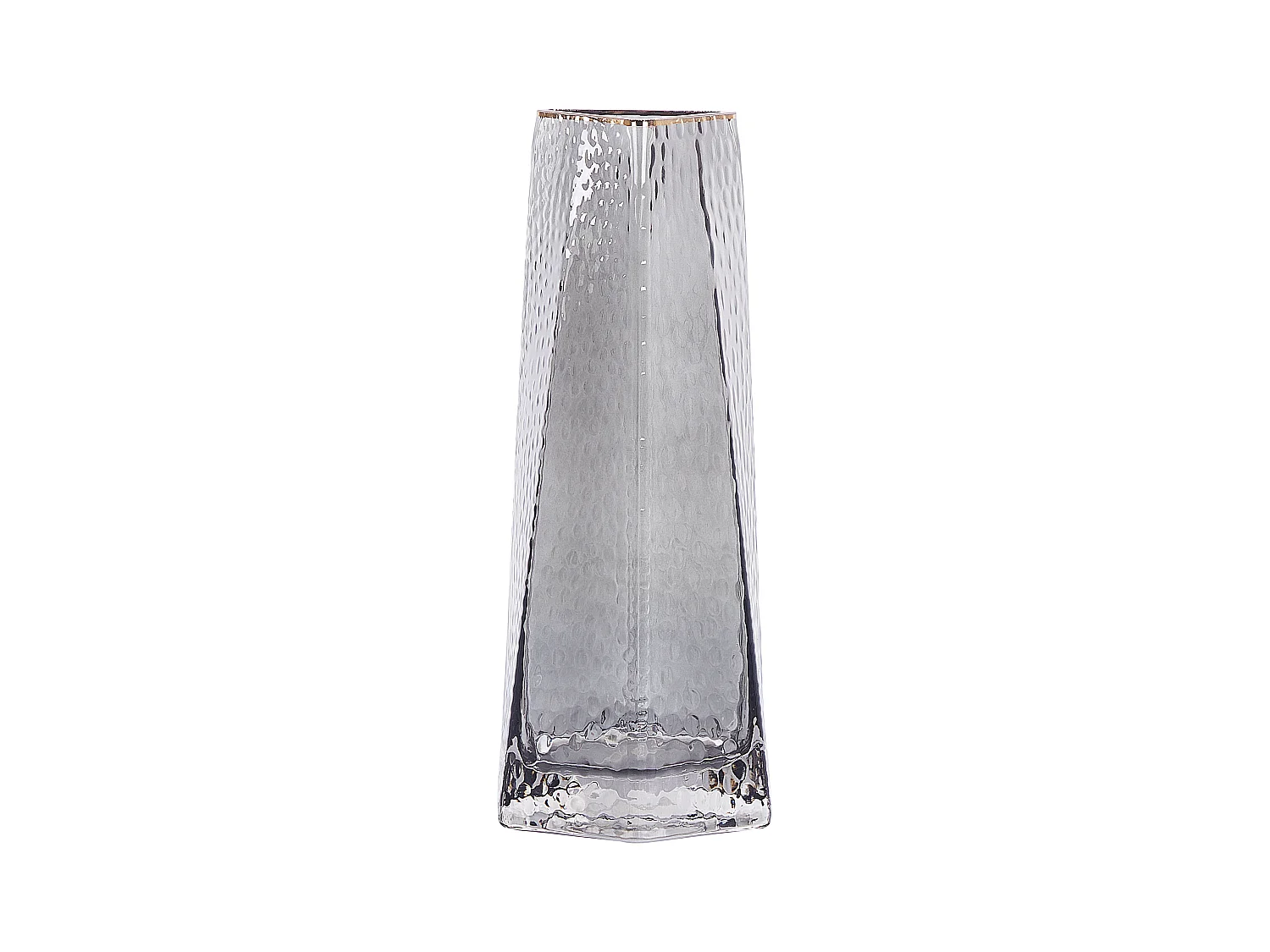 Vase à fleurs LILAIA Verre 27 cm Gris