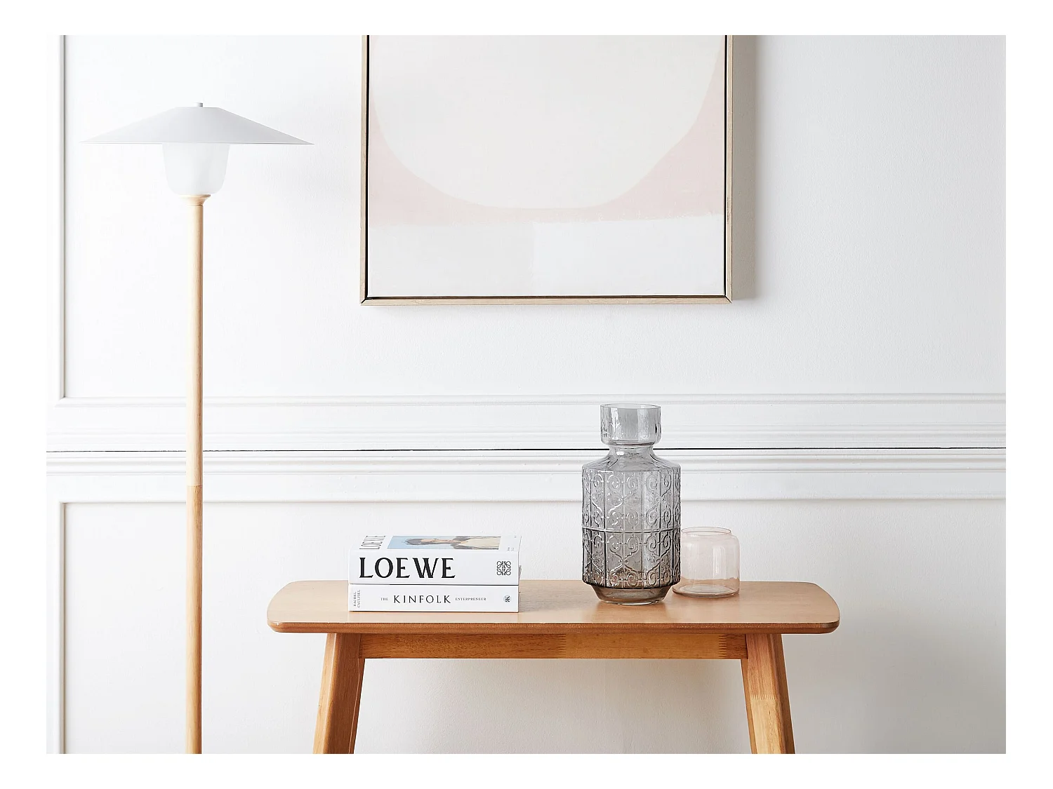 Vaso da fiori DIKELLA Vetro 33 cm Grigio