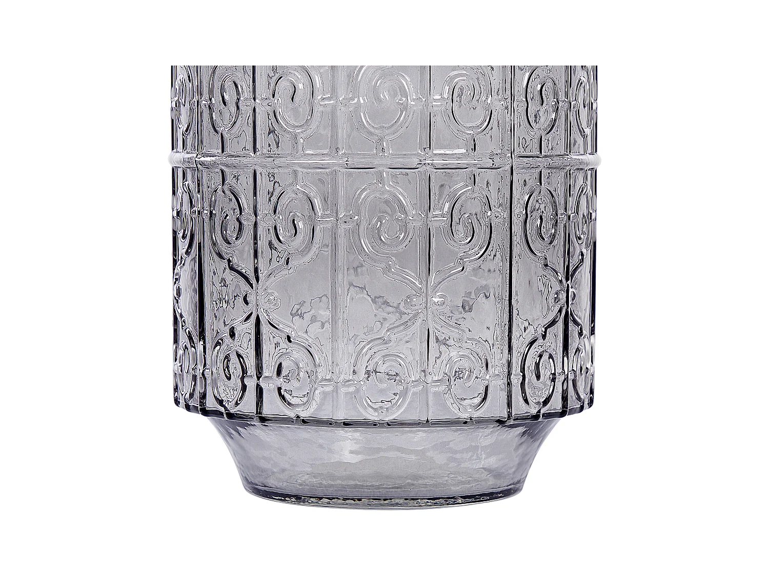 Vaso da fiori DIKELLA Vetro 33 cm Grigio