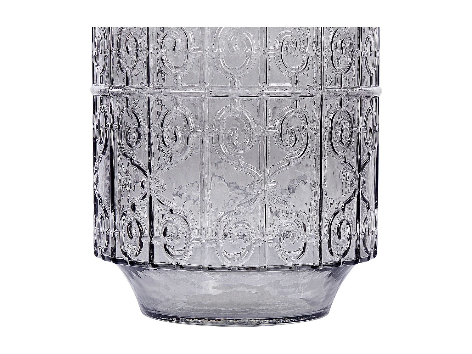 Vase à fleurs DIKELLA Verre 33 cm Gris