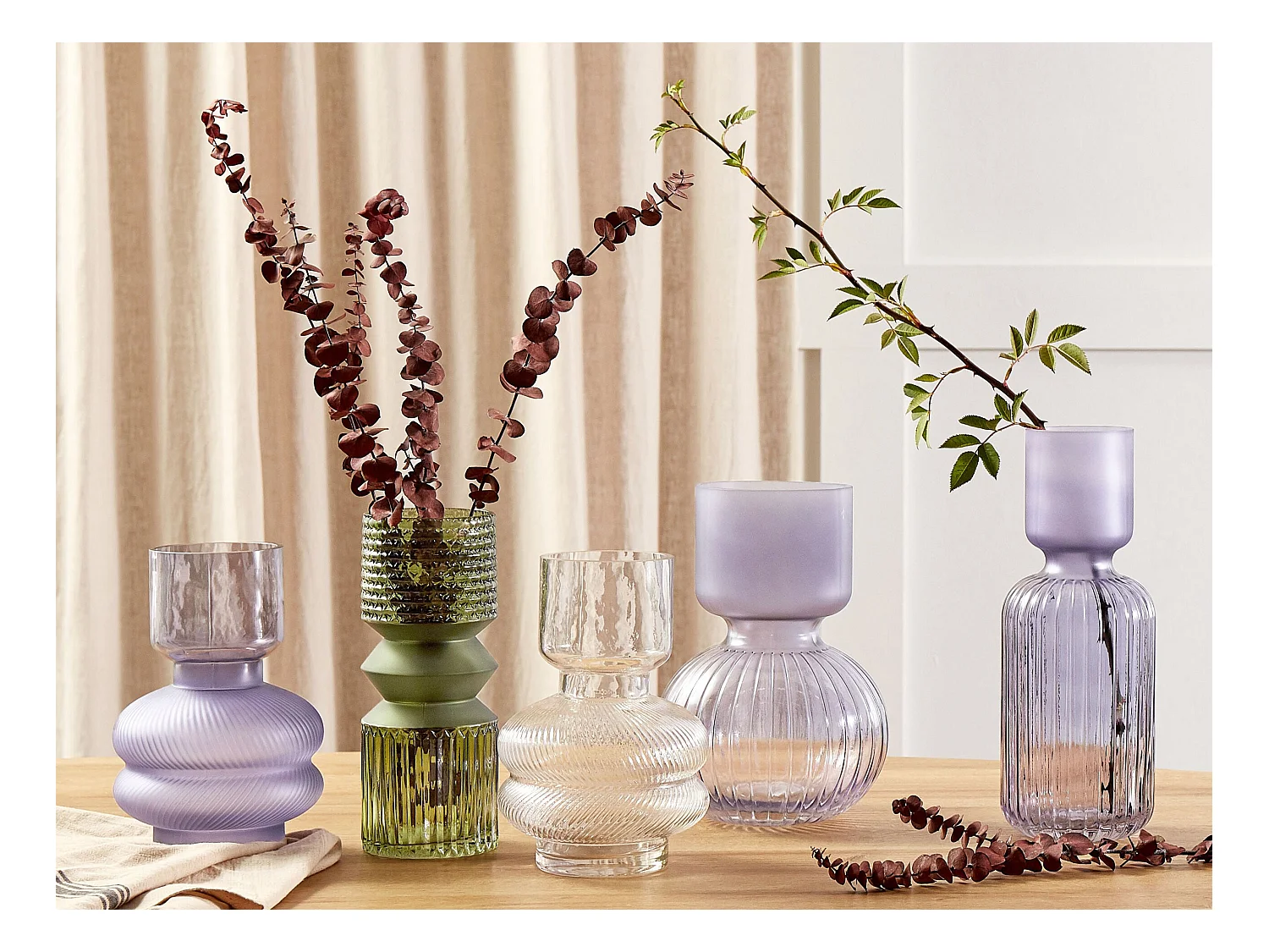 Vaso da fiori RODIA Vetro 24 cm Trasparente