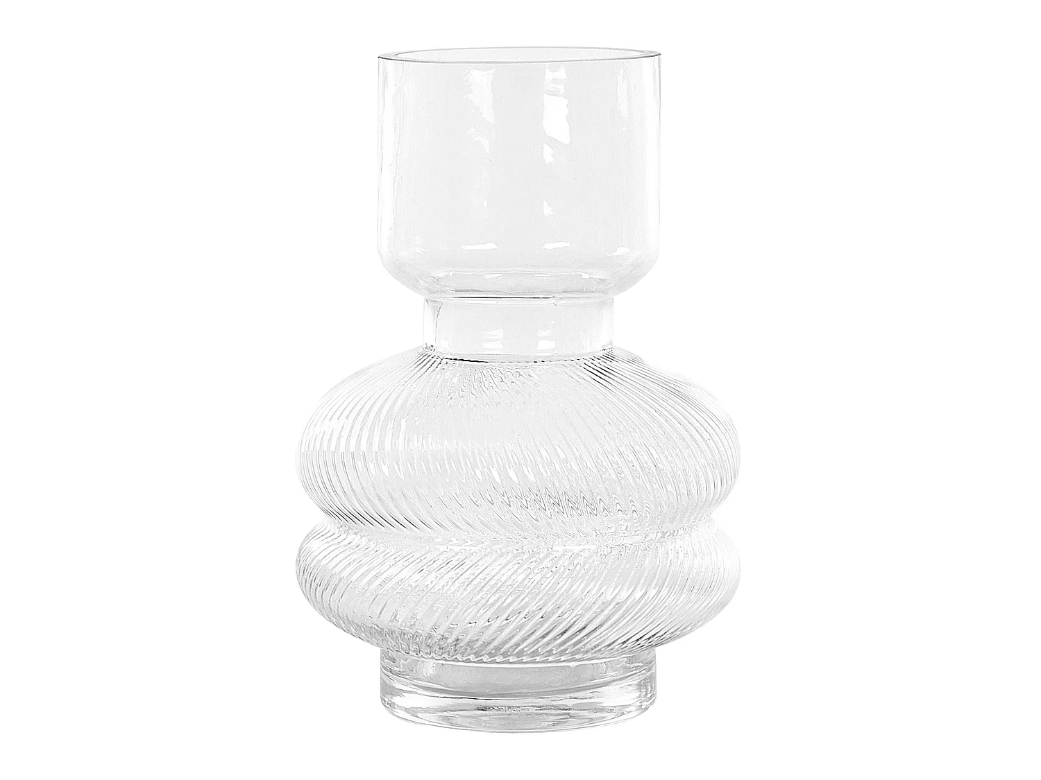 Vase à fleurs RODIA Verre 24 cm Transparent