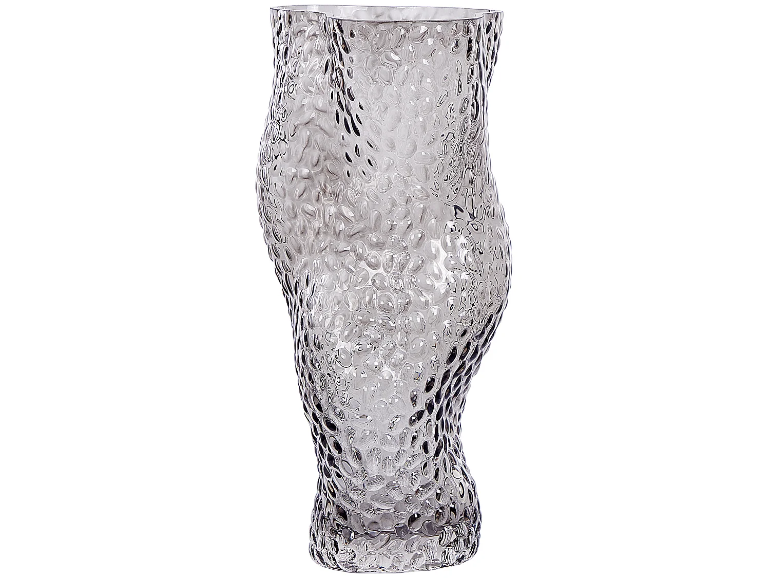 Bloemenvaas DYTIKO Glas 31 cm Grijs