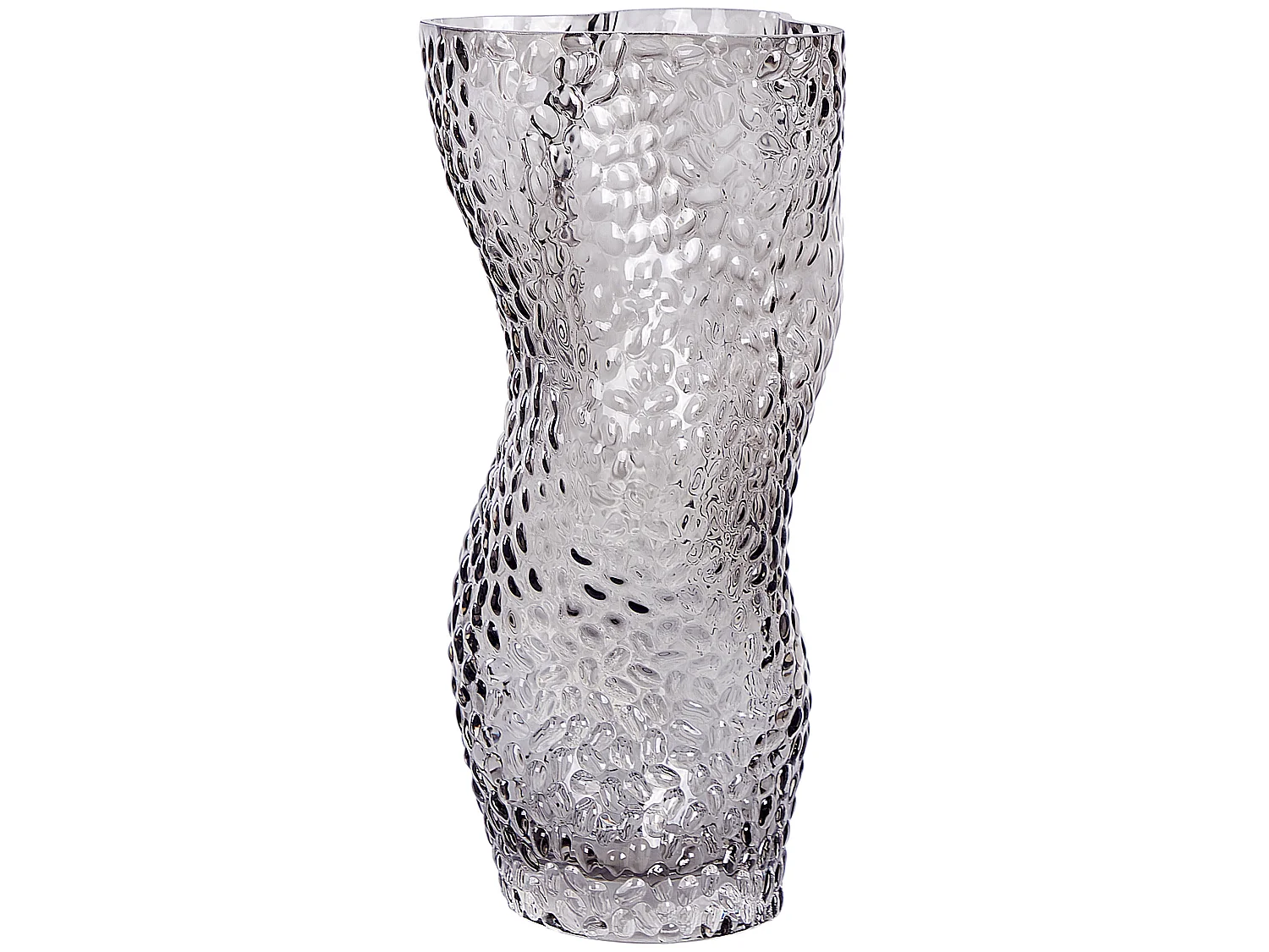 Bloemenvaas DYTIKO Glas 31 cm Grijs